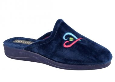 Παντόφλες γυναικείες | Υφασμάτινες | Υφαντίδης | 505603 | Μπλε - Υφαντίδης - 